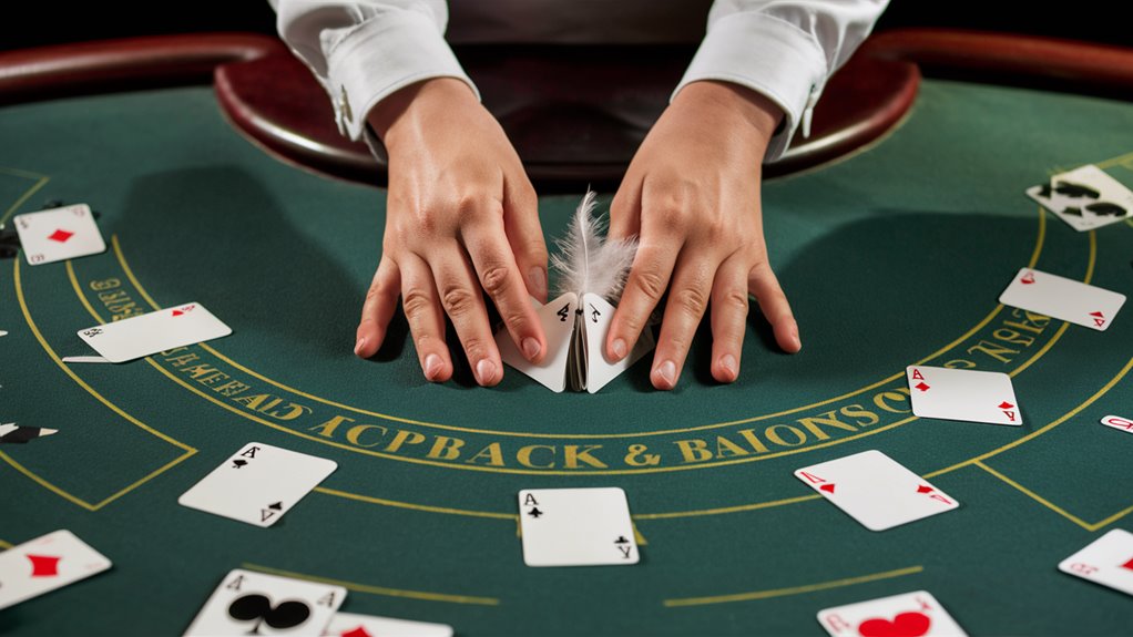 calmly managing blackjack strategies