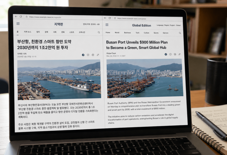 Why the Same Media Company Publishes Different Articles and Operates Different Websites for Each Language Region